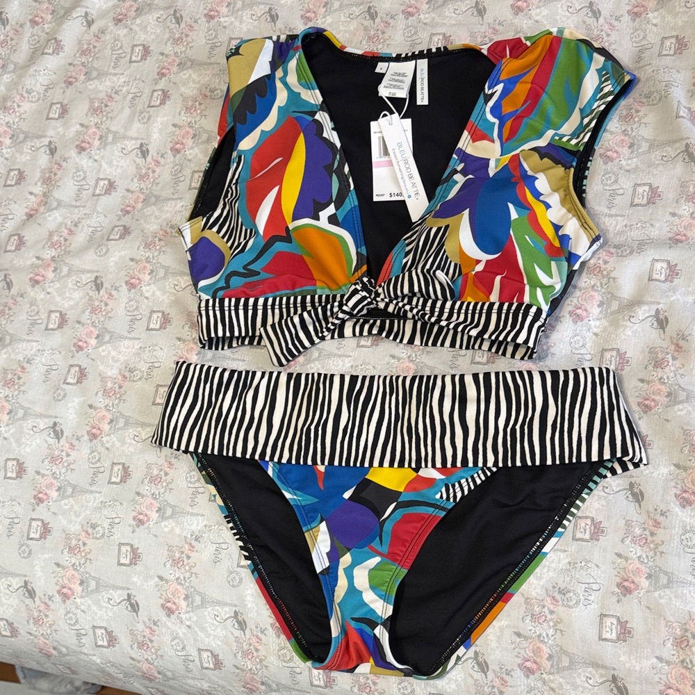 Bleu Rod Beattie Multicolor Bikini Set